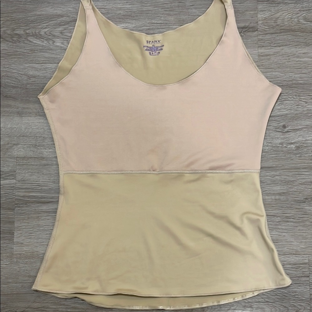 SPANX by Sara Blakely Nude Tan Shapewear Tank XL‎